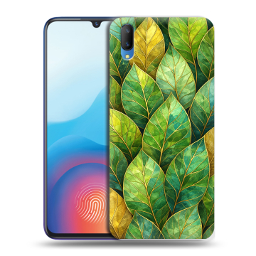 Пластиковый чехол на Vivo V11 с принтом женский