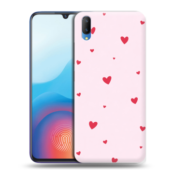 Пластиковый чехол на Vivo V11 с принтом для девочек