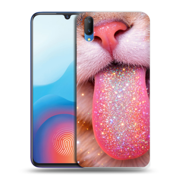 Пластиковый чехол на Vivo V11 с принтом для девочек