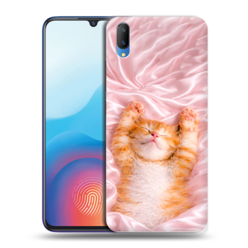 Пластиковый чехол на Vivo V11 с принтом женский