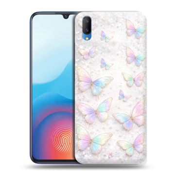 Пластиковый чехол на Vivo V11 с принтом женский