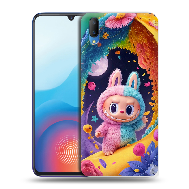 Пластиковый чехол на Vivo V11 с принтом Labubu Лабубу Пластиковый чехол на Vivo V11 с принтом Labubu Лабубу