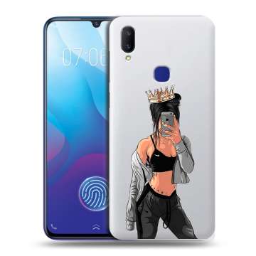 Пластиковый чехол на Vivo V11i с принтом Женские принты Пластиковый чехол на Vivo V11i с принтом Женские принты