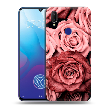 Пластиковый чехол на Vivo V11i с принтом Цветы розы Пластиковый чехол на Vivo V11i с принтом Цветы розы
