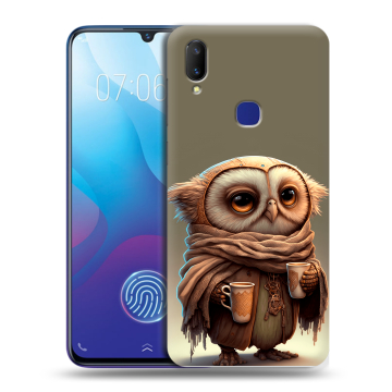 Пластиковый чехол на Vivo V11i с принтом Сова Пластиковый чехол на Vivo V11i с принтом Сова