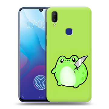 Пластиковый чехол на Vivo V11i с принтом Лягушенок