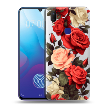 Пластиковый чехол на Vivo V11i с принтом Розы