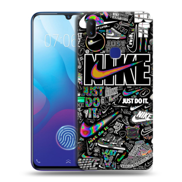 Пластиковый чехол на Vivo V11i с принтом Найк Пластиковый чехол на Vivo V11i с принтом Найк