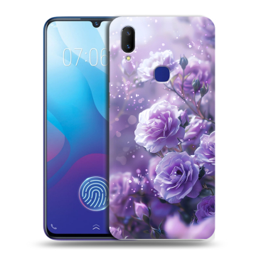 Пластиковый чехол на Vivo V11i с принтом Розы цветы Пластиковый чехол на Vivo V11i с принтом Розы цветы