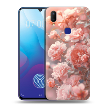 Пластиковый чехол на Vivo V11i с принтом Розовые розы