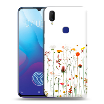 Пластиковый чехол на Vivo V11i с принтом цветы