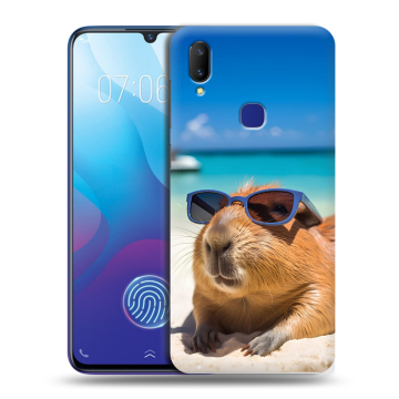 Пластиковый чехол на Vivo V11i с принтом Капибара