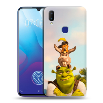Пластиковый чехол на Vivo V11i с принтом Шрек Shrek
