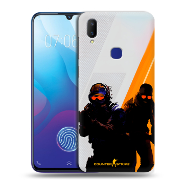 Пластиковый чехол на Vivo V11i с принтом Контер страйк Counter strike