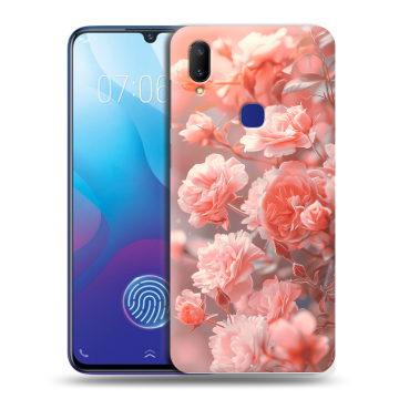 Пластиковый чехол на Vivo V11i с принтом Розы цветы