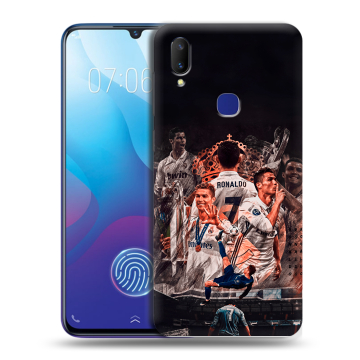 Пластиковый чехол на Vivo V11i с принтом Реал Роналдо Real Ronaldo