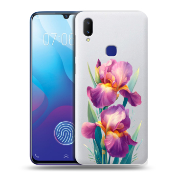 Пластиковый чехол на Vivo V11i с принтом Цветы орхидеи