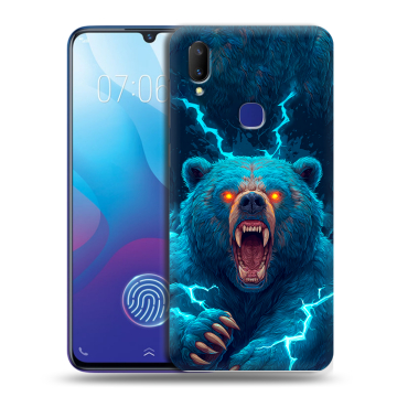Пластиковый чехол на Vivo V11i с принтом Медведь
