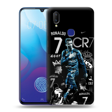 Пластиковый чехол на Vivo V11i с принтом Реал Роналдо