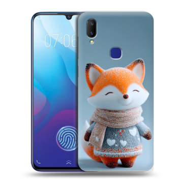 Пластиковый чехол на Vivo V11i с принтом Лиса