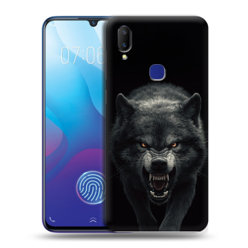 Пластиковый чехол на Vivo V11i с принтом Волк