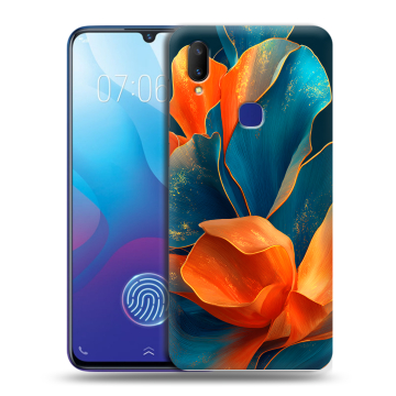 Пластиковый чехол на Vivo V11i с принтом Цветы