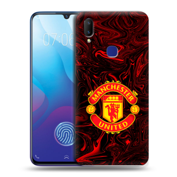 Пластиковый чехол на Vivo V11i с принтом Manchester United