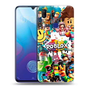 Пластиковый чехол на Vivo V11i с принтом Roblox Роблокс Пластиковый чехол на Vivo V11i с принтом Roblox Роблокс