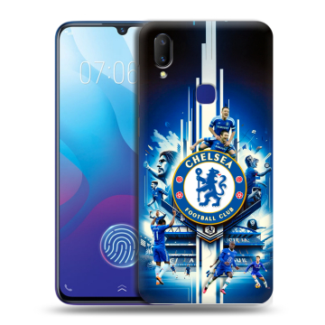 Пластиковый чехол на Vivo V11i с принтом Chelsea Челси