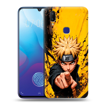 Пластиковый чехол на Vivo V11i с принтом Naruto Наруто