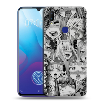 Пластиковый чехол на Vivo V11i с принтом Ahegao Ахегао Аниме