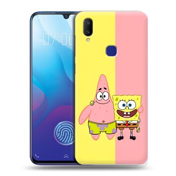 Пластиковый чехол на Vivo V11i с принтом Спанч боб Спанчбоб
