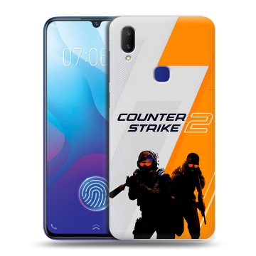 Пластиковый чехол на Vivo V11i с принтом Counter Strike
