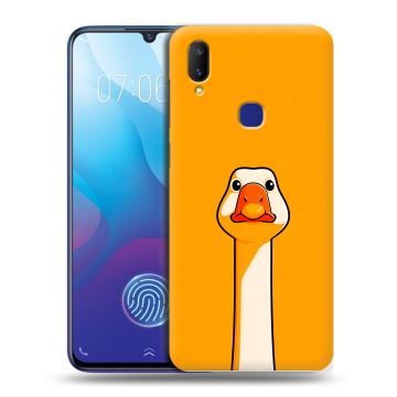 Пластиковый чехол на Vivo V11i с принтом Смешная утка