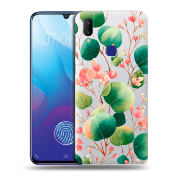 Пластиковый чехол на Vivo V11i с принтом женский