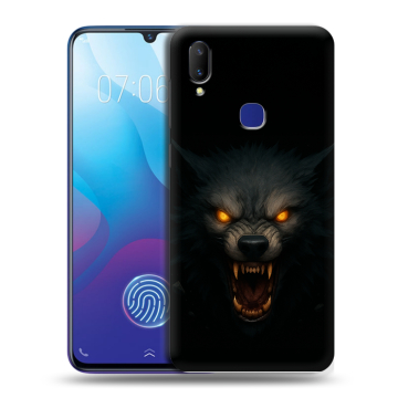 Пластиковый чехол на Vivo V11i с принтом Волк