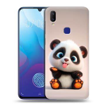 Пластиковый чехол на Vivo V11i с принтом милая панда