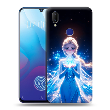 Пластиковый чехол на Vivo V11i с принтом Холодное сердце Frozen