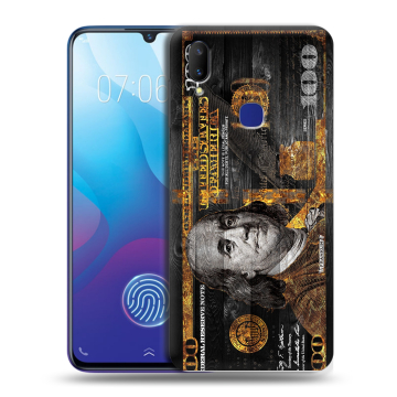 Пластиковый чехол на Vivo V11i с принтом Доллар деньги