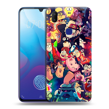 Пластиковый чехол на Vivo V11i с принтом Gravity Falls Гравити Фолз