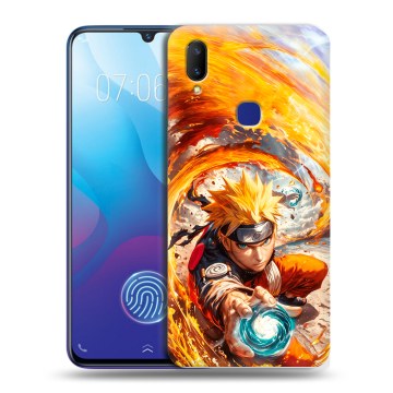 Пластиковый чехол на Vivo V11i с принтом Аниме Наруто Naruto