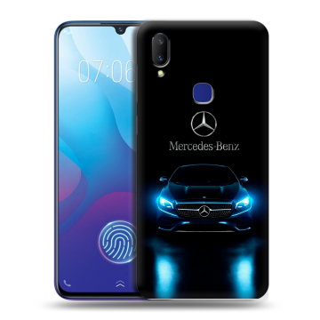 Пластиковый чехол на Vivo V11i с принтом Mercedes Мерседес