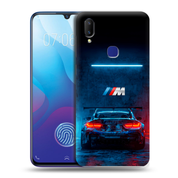 Пластиковый чехол на Vivo V11i с принтом BMW БМВ