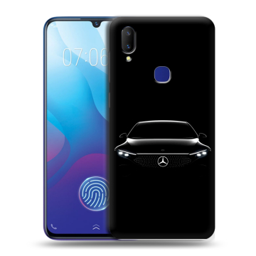 Пластиковый чехол на Vivo V11i с принтом Mercedes Мерседес