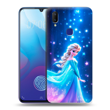 Пластиковый чехол на Vivo V11i с принтом Холодное сердце Frozen