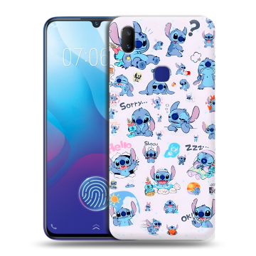 Пластиковый чехол на Vivo V11i с принтом Лило и Стич