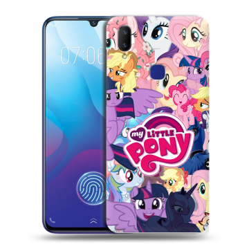 Пластиковый чехол на Vivo V11i с принтом My little pony Дружба чудо