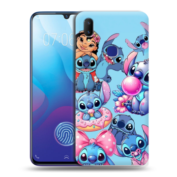 Пластиковый чехол на Vivo V11i с принтом Лило и Стич