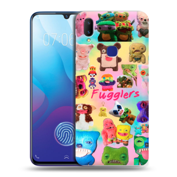 Пластиковый чехол на Vivo V11i с принтом Флагер Fuggler