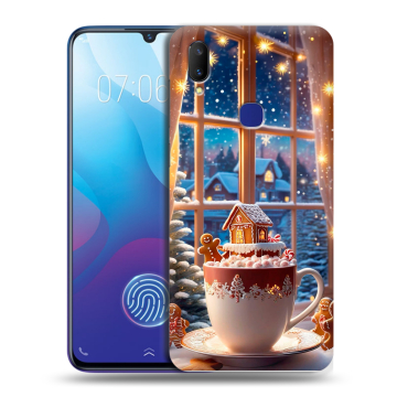 Пластиковый чехол на Vivo V11i с принтом Новый год